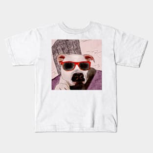 Dog in Sunglasses Kids T-Shirt